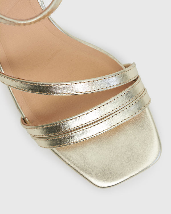 Betts LANE Leather Block Heel Sandals