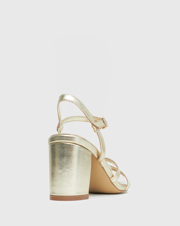 Betts LANE Leather Block Heel Sandals