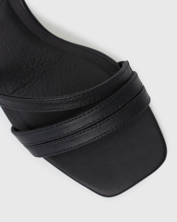 Betts LANE Leather Block Heel Sandals