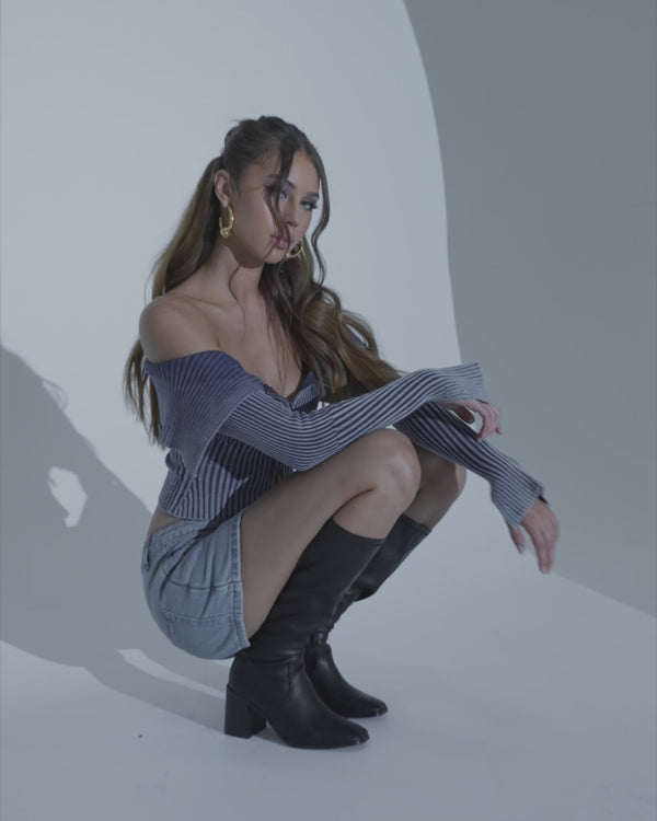 Betts LANET Block Heel Knee High Boots