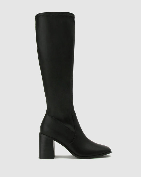 betts LANET Block Heel Knee High Boots