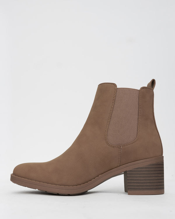 Betts LEE Vegan Block Heel Chelsea Boots