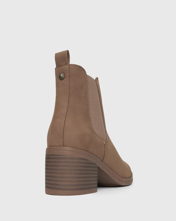 Betts LEE Vegan Block Heel Chelsea Boots