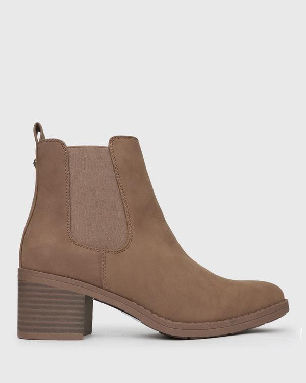 betts LEE Vegan Block Heel Chelsea Boots