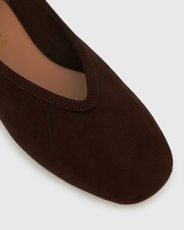 Betts LENNOX Round Toe Ballet Flats