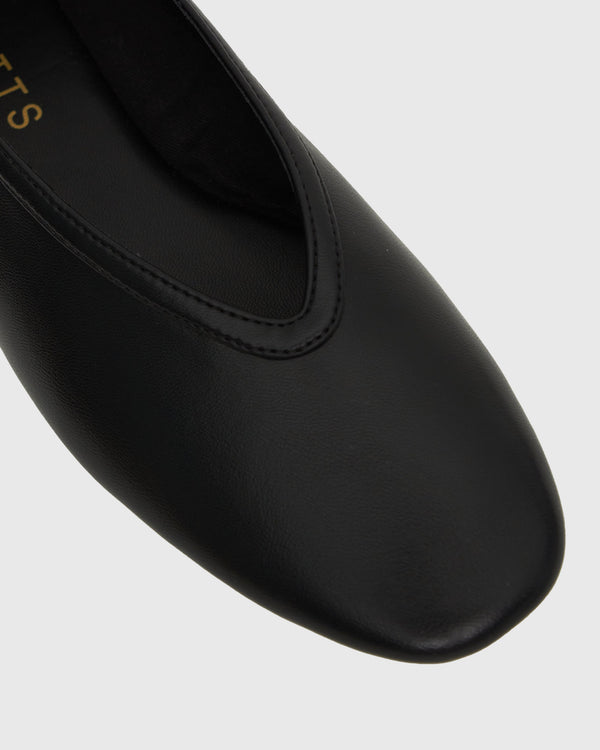 Betts LENNOX Round Toe Ballet Flats