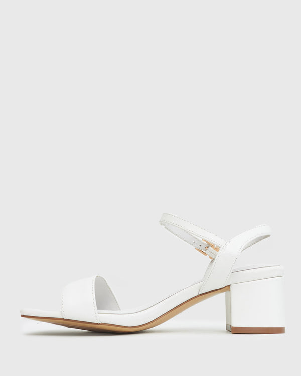 Betts LIV Block Heel Leather Sandals