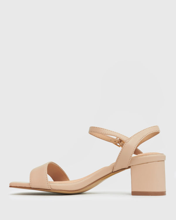 Betts LIV Block Heel Leather Sandals
