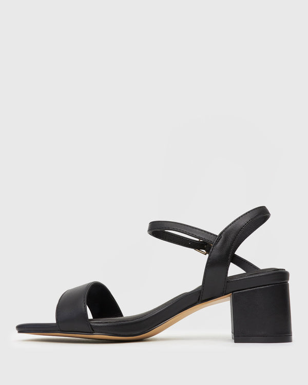 Betts LIV Block Heel Leather Sandals