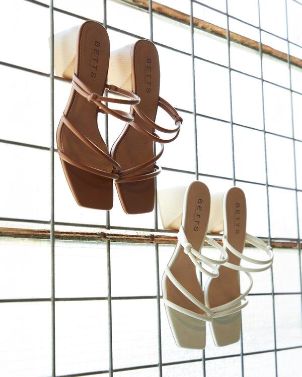 Betts LOLA Square Toe Strappy Mules