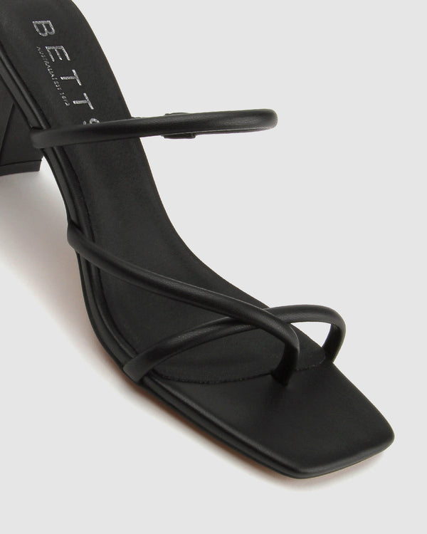Betts LOLA Square Toe Strappy Mules