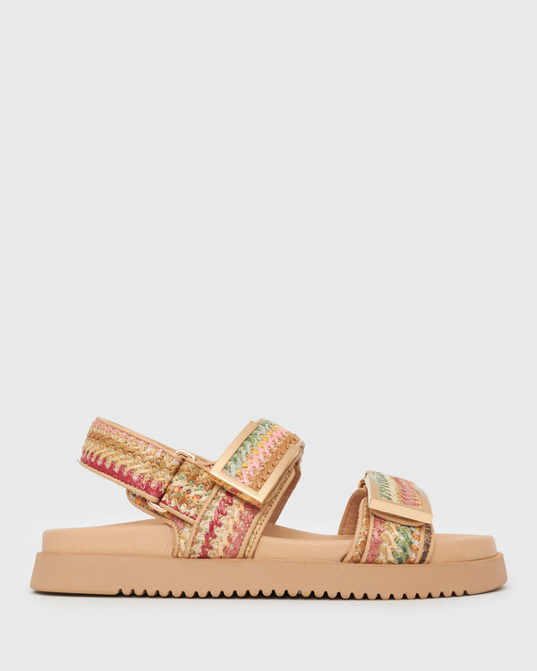 betts MAJORCA Ankle Strap Footbed Sandals