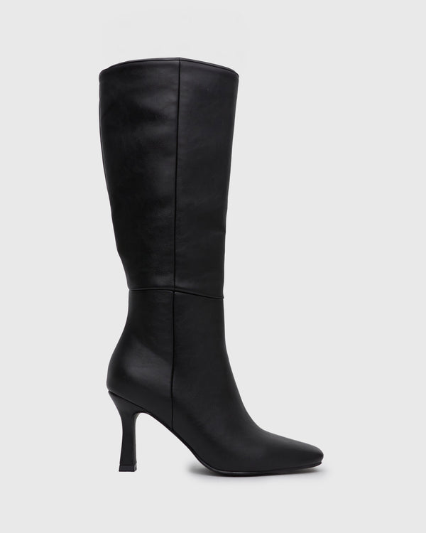 betts MAVERIK Square Toe Stiletto Knee Boots