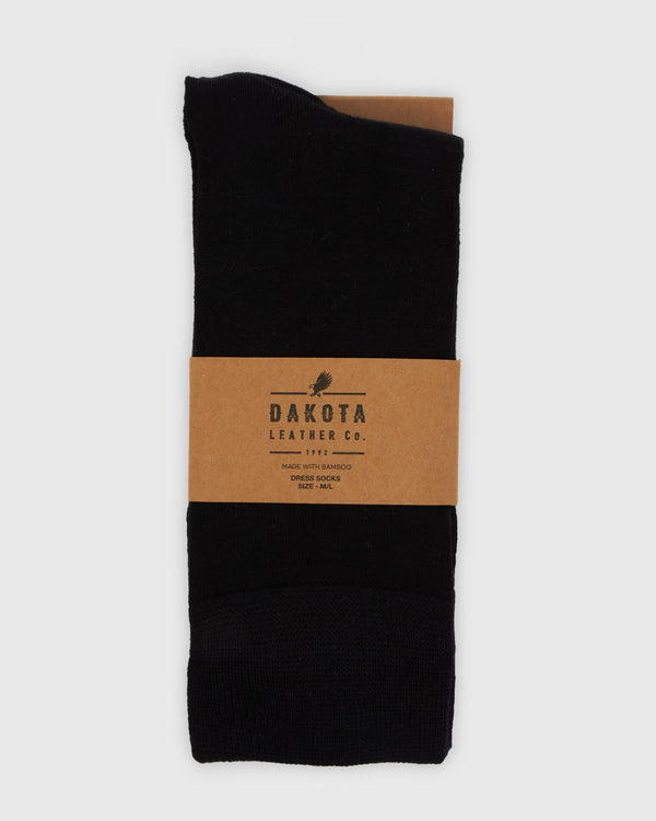 betts MENS BLACK BAMBOO DRESS SOCK PACK M/L