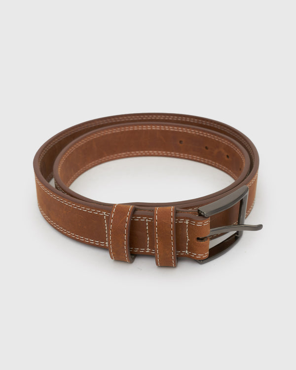 Betts MENS LEATHER BELT SEAT S/M