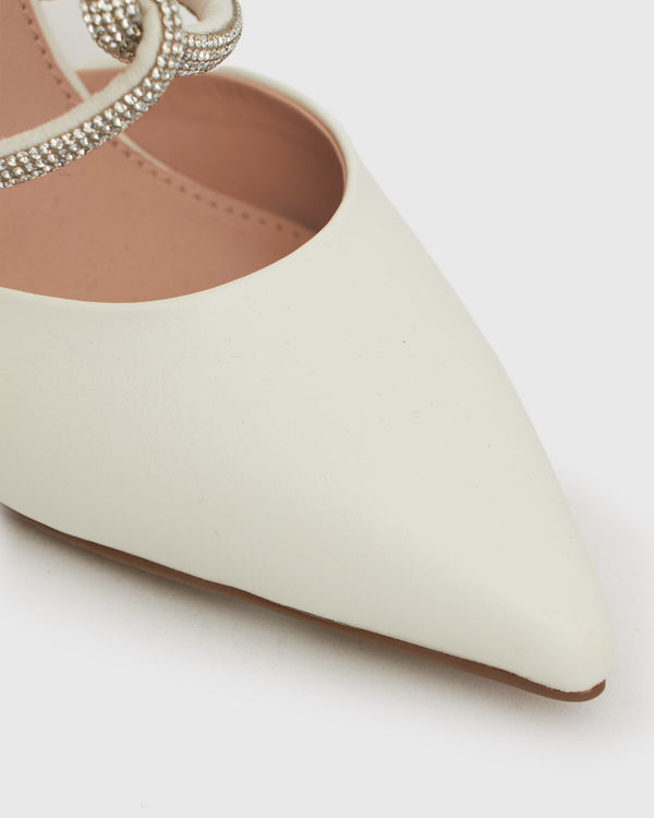 Betts MINDY Diamante Pointed Toe Mules