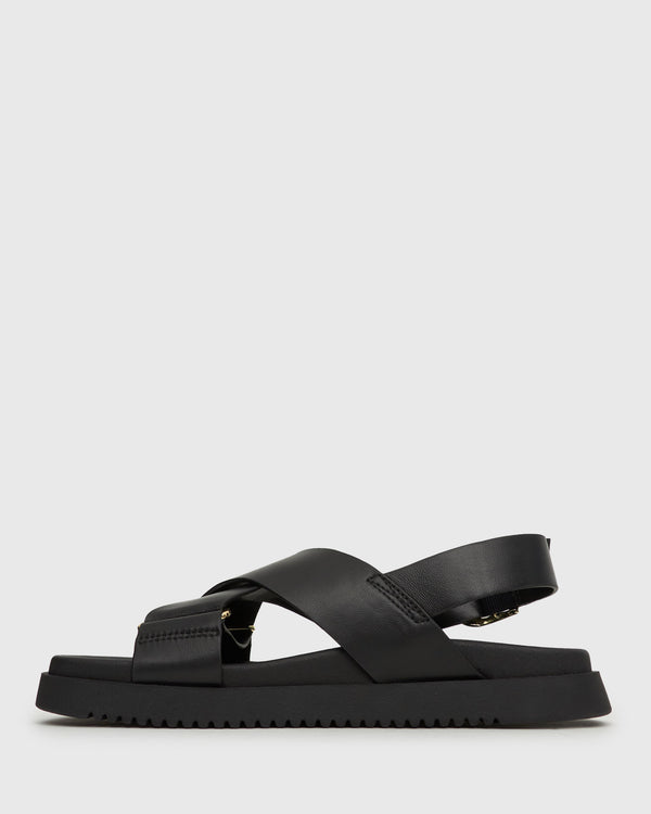 Betts MYTH Crossover Strap Footbed Sandals
