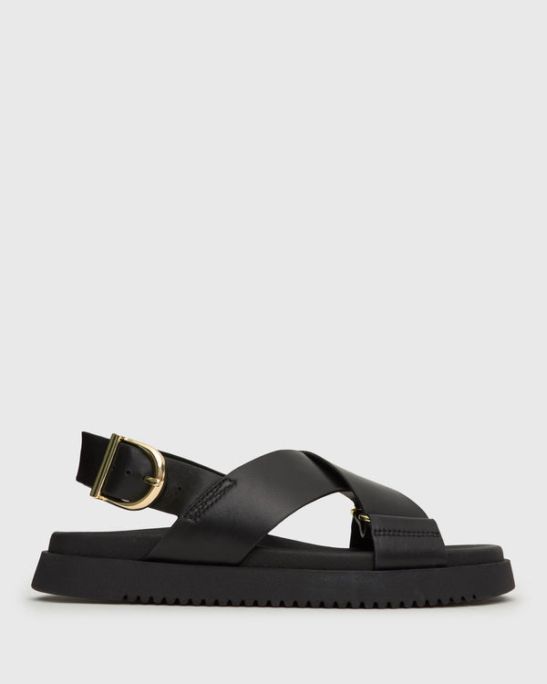 betts MYTH Crossover Strap Footbed Sandals