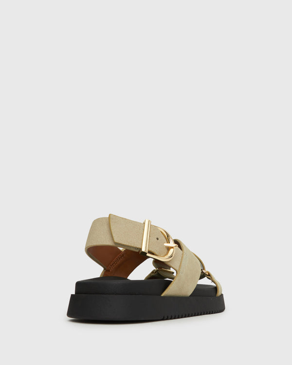 Betts MYTH Crossover Strap Footbed Sandals