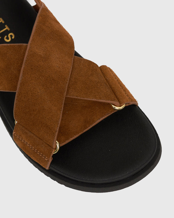Betts MYTH Crossover Strap Footbed Sandals