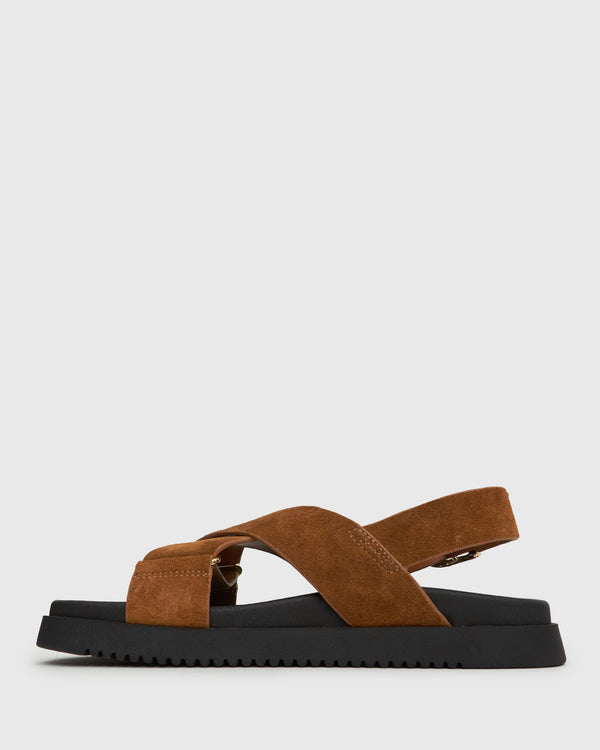 Betts MYTH Crossover Strap Footbed Sandals