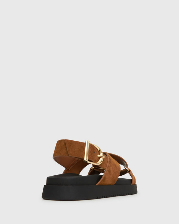 Betts MYTH Crossover Strap Footbed Sandals