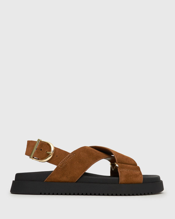 betts MYTH Crossover Strap Footbed Sandals