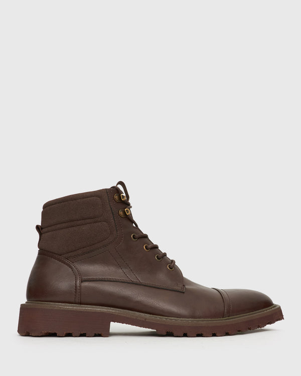 betts NIKO Cap Toe Lace Combat Boots