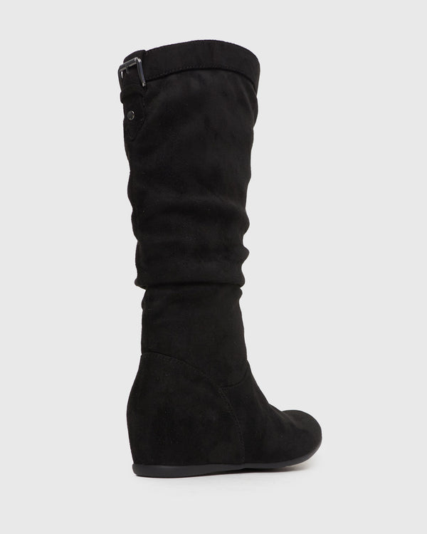 Betts OCEAN Ruched Leg Round Toe Boots