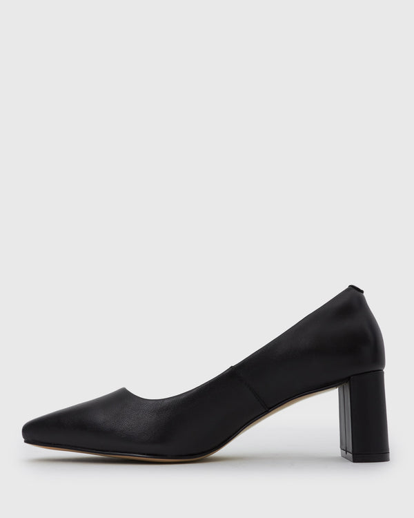 Betts ORICAL Leather Low Block Heels