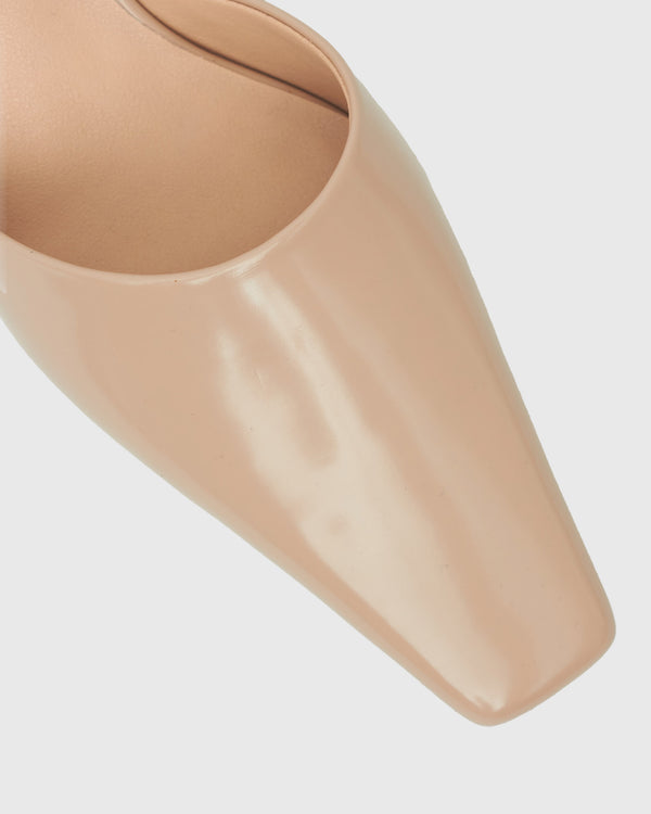 Betts PASCAL Kitten Heel Square Toe Mules