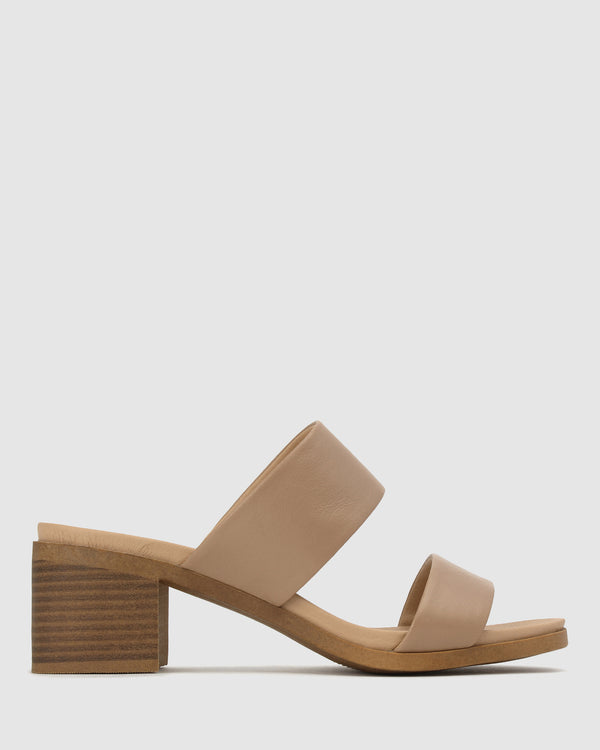betts PIPPA Vegan Block Heel Mules