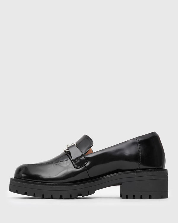 Betts PRE-ORDER AGATHA Leather Heeled Loafers