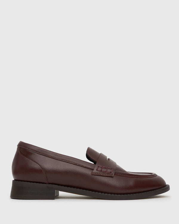 betts PRE-ORDER CASSIE Leather Penny Loafers