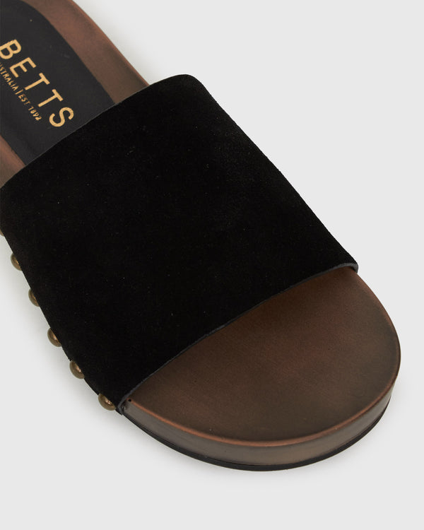 Betts PRE-ORDER CLARA Suede Leather Clogs