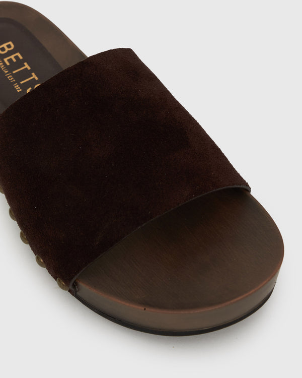 Betts PRE-ORDER CLARA Suede Leather Clogs