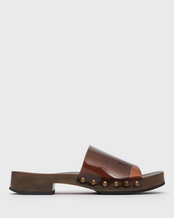 betts PRE-ORDER CLARA Suede Leather Clogs