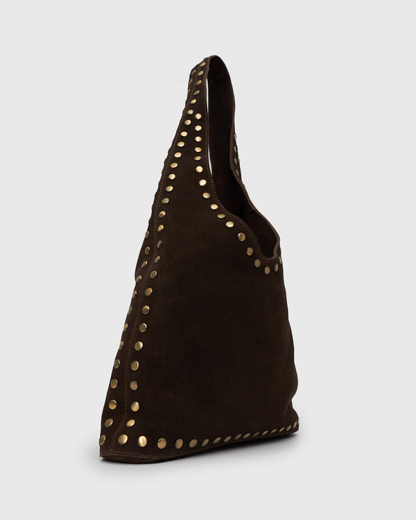 Betts PRE-ORDER FREYA-S Suede Leather Stud Bag