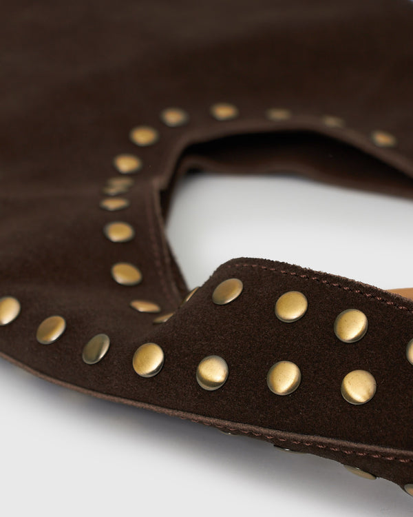 Betts PRE-ORDER FREYA-S Suede Leather Stud Bag