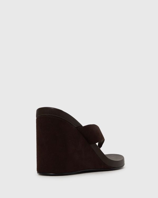 Betts PRE-ORDER SABLE Wedge Thong Sandals