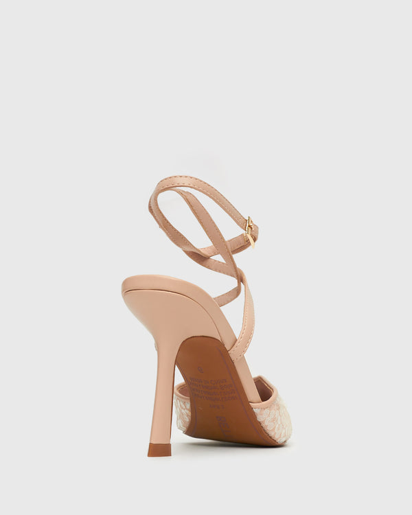 Betts PRE-ORDER YAS 2 Bling Mesh Strappy Stiletto