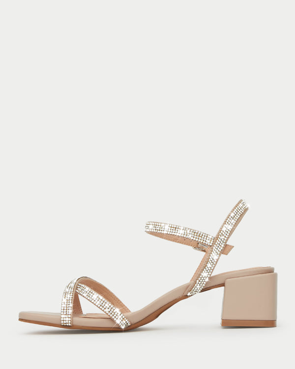 Betts SHAY Diamante Low Heeled Sandals