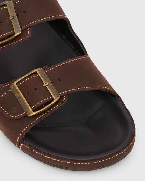 Betts SLINKY Leather Double Buckle Sandals