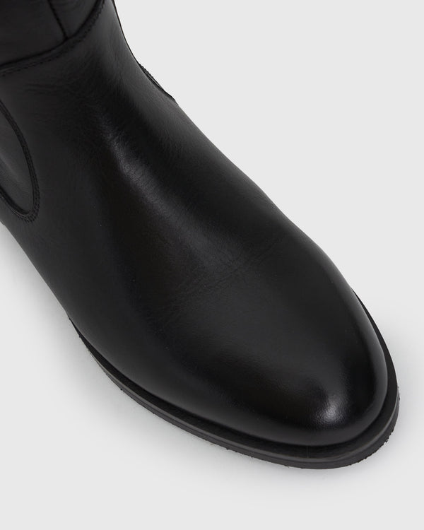 Betts SNOOP Leather Round Toe Knee Boots