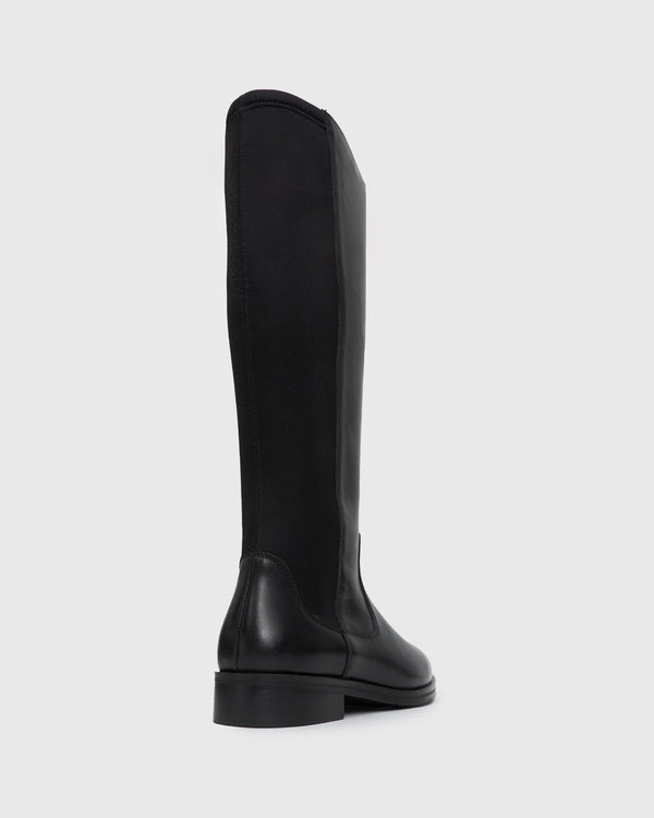 Betts SNOOP Leather Round Toe Knee Boots