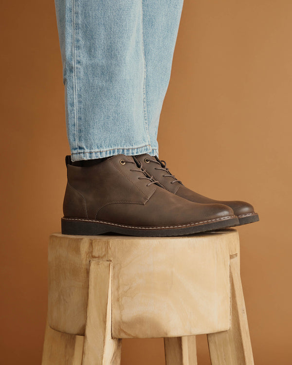 Betts SOLITAIRE Vegan Lace Up Ankle Boots