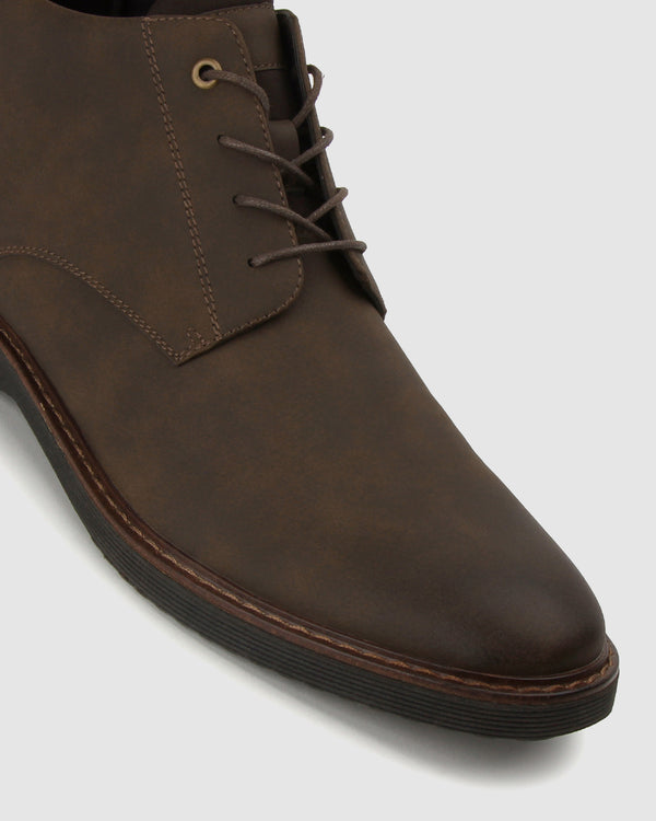 Betts SOLITAIRE Vegan Lace Up Ankle Boots