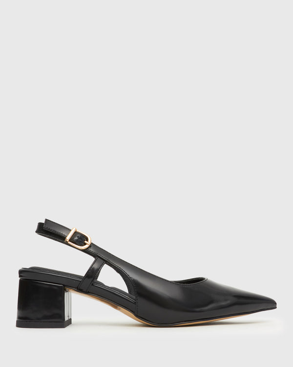 betts SPICE Pointy Toe Slingback Pumps