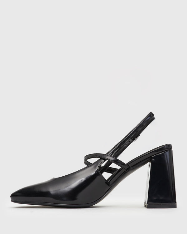Betts TRUE Slingback Flared Block Heels
