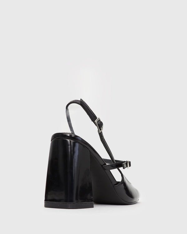 Betts TRUE Slingback Flared Block Heels